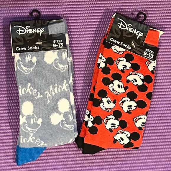 Disney Accessories - NWT Disney Brand Mickey Mouse Sock Bundle